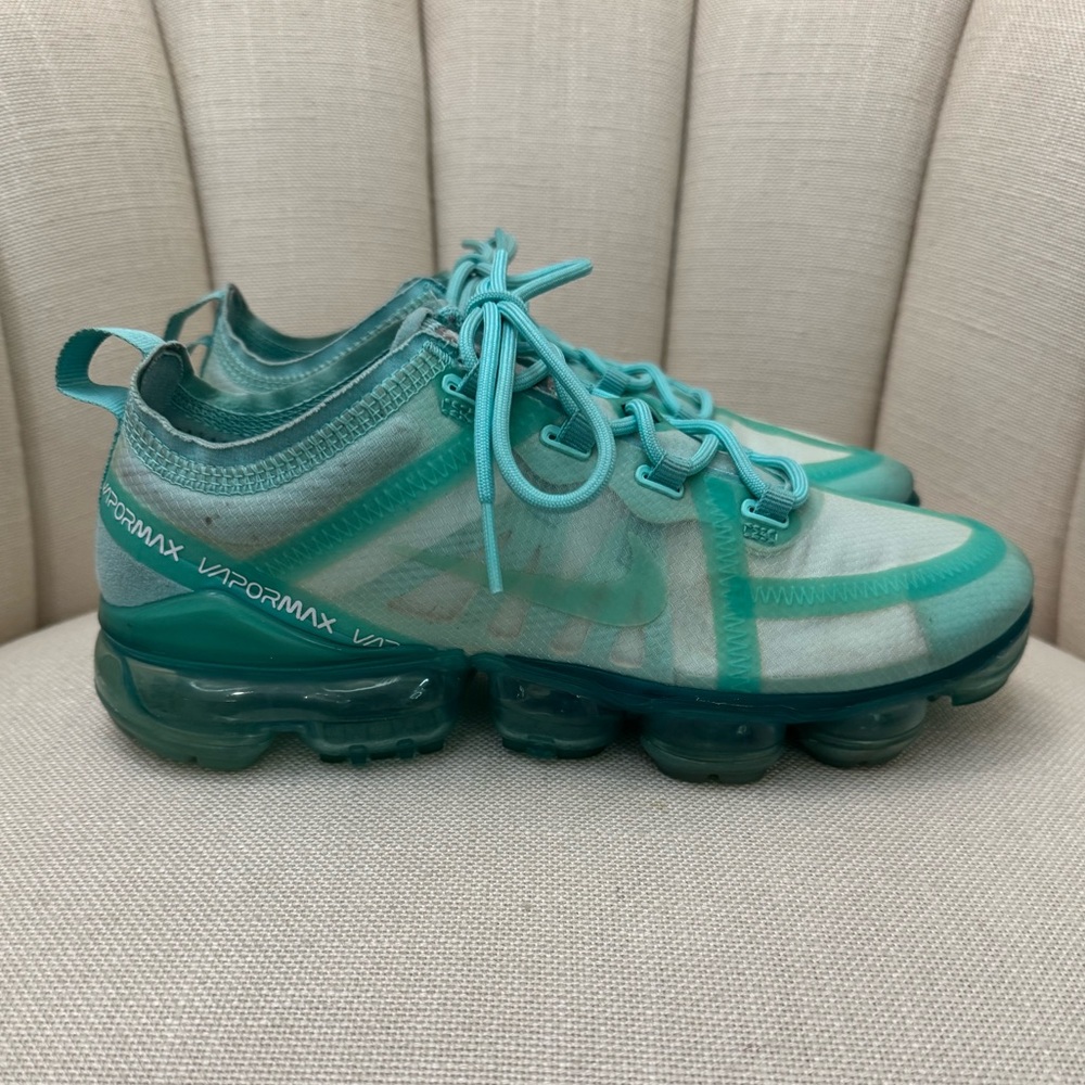 Nike Vapor Max Women's Running Shoes Size 7.5 Teal/Tropical Twist - Picture 4 of 8